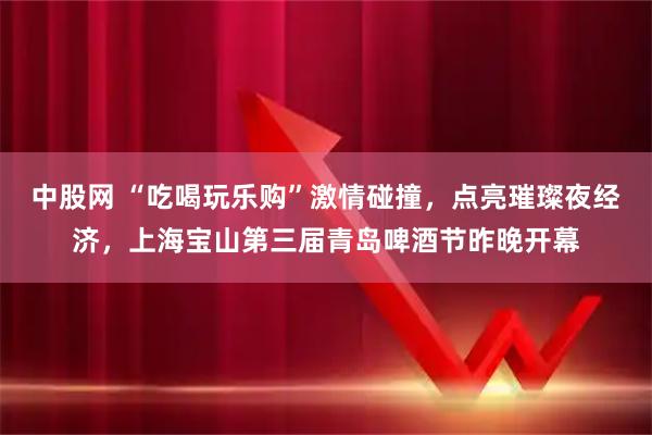 中股网 “吃喝玩乐购”激情碰撞，点亮璀璨夜经济，上海宝山第三届青岛啤酒节昨晚开幕