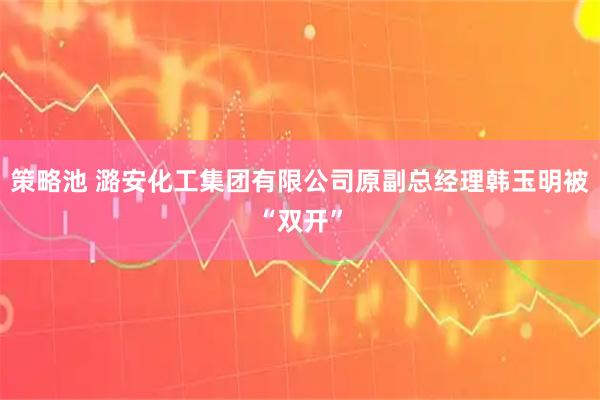 策略池 潞安化工集团有限公司原副总经理韩玉明被“双开”